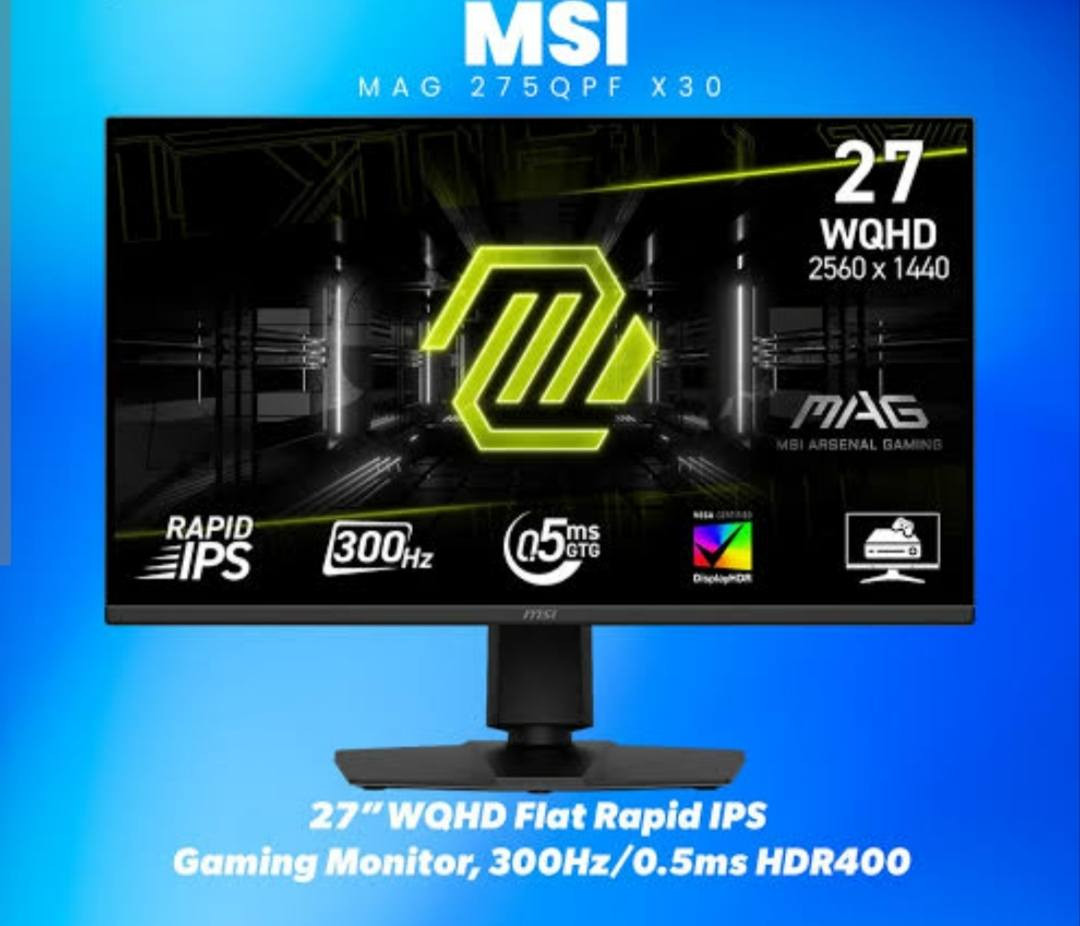 شاشه 2k 
للبيع شاشة MSI MAG 275QPF x30 (نسخة الـ 300Hz)

​الدقة: 2K (1440p) - وضوح عالي جداً.

​التردد: 300Hz (أعلى سلاسة لألعاب الشوتر والـ E-Sports).

​اللوحة: Rapid IPS (ألوان خرافية واستجابة 0.5ms).

​الحجم: 27 بوصة. 

وصل ظمآن موجود قبل شهرين ماخذها نظيفه جدا 
320 الف 
الحريه 

***********

واتس اب
