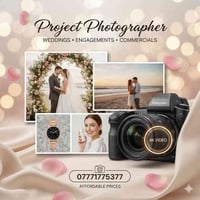 تصوير حفلات أعراس وخطوبة وإعلانات تجارية بأسعار مناسبة وجودة عالية، نو...