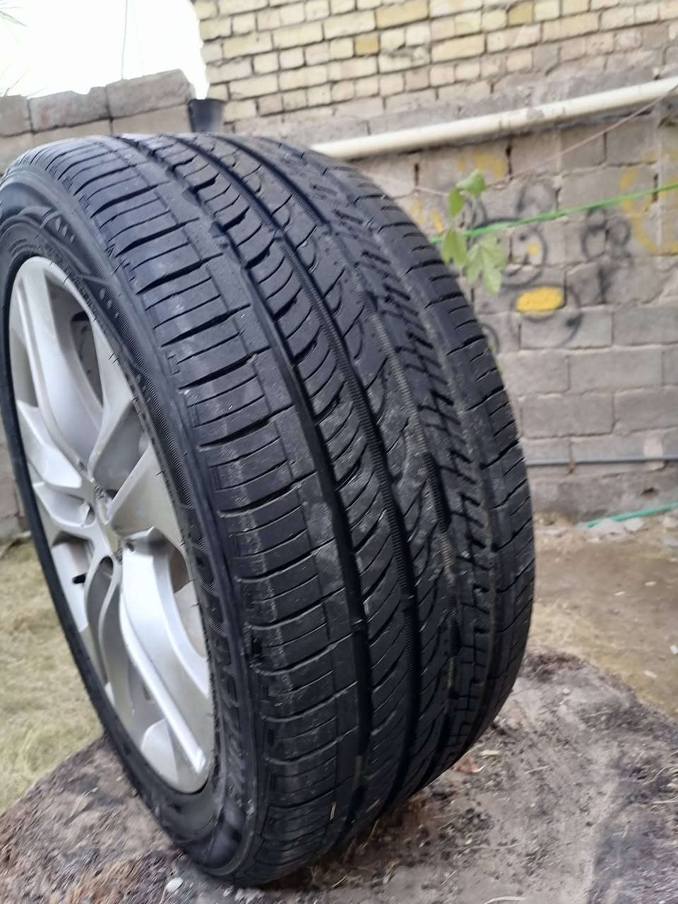 من رخصة الادمن المحترم عندي تخم ويل مع تخم تاير قياس 17.. ٤٥ ٢٤٥ الماني اصلي تك ويل بيه فطر ومصلح والبقيه انضاف التاير كوري للبيع السعر ٤٠٠ اوبيه مجال موبايل ***********
