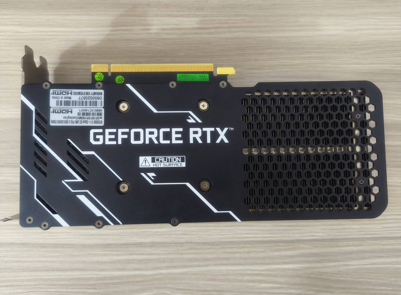 السلام عليكم 
كرت شاشة للبيع  مستخدم قليل جداً ونظافة 100% وغير مفتوح 
Rtx 3060ti 8gb galax 
حرارة الكرت بداية السبعينات.
السعر 380 الف ( سعر ثابت)
مكاني بغداد ومتوفر توصيل


**إذا كنت صاحب هذا الإعلان وتريد حذفه لأي سبب، رجاءا أرسل رسالة إلى الدعم الفني**