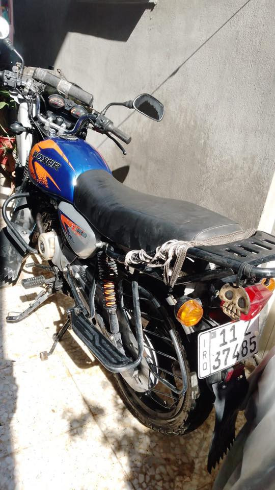 بوكسر للبيع دراجه نظيفه مال بيت لادلفري ولا توصيل موديل 2021 ماشيه قليل مرقمه بسمي سنويه جديده السعر 2مليون و250 الف مكاني بغداد سبع البور رقم تلفون ***********
