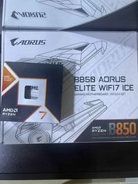 Ryzen 9800X3D • B850 Aorus Elite • كالجديد