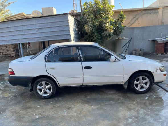 السلام عليكم
كورلا للبيع موديل 94  كله شغاله كير محرك شرط وكهربائيات تدفئى تشتغل صدر حيل زين 
رقم صلاح الدين الماني مشروع وطني باسمي تحويل ثاني يوم  السعر 48 ورقه  هذا رقم ***********
