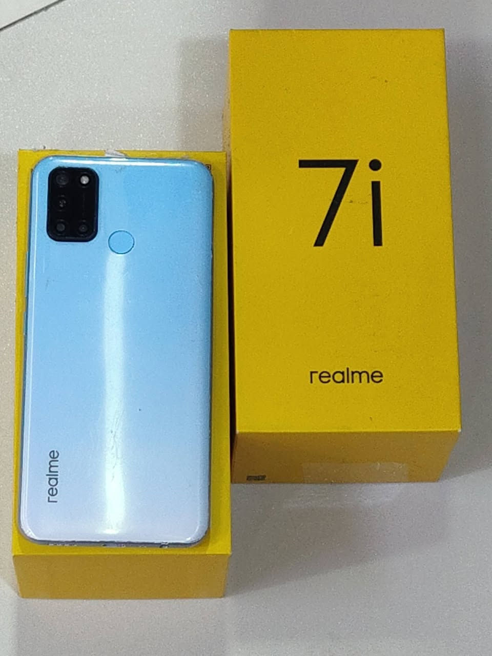 للبيع Realme 7i مستعمل
⚠️ ملاحظة: الكاميرا الأمامية واقفة (لا تعمل).
الذاكرة: 128GB
الجهاز بحالة جيدة
الشاشة والبطارية بحالة جيدة
مناسب للاستخدام اليومي والتطبيقات
💰 السعر: (75) 
📍 الموقع: (سماوه) 
📞 للتواصل:***********
