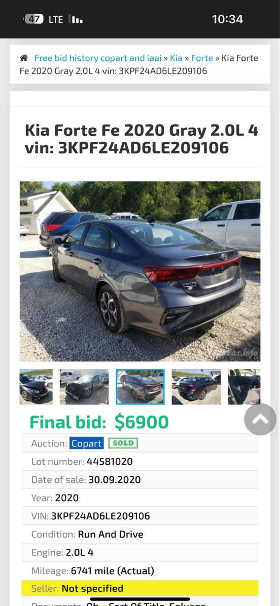 السلام عليكم كيا فورتي موديل2020 محرك 2000دوش كيرها CVTشادلة منضومة تبريد بيها ضمان يم الهندسية 
حادثها طرف البنيد ونفسه راجع لالغد ولا شاصي ايرباكات سليمة كلها بيها طخه بالجاملغ الخلفي موضحة بالصور نص مواصفات شاشة كاميرا دواره قيادة ذاتيه السياره ماشيه(48) ميل 
رقم بغداد جديد هزه جديده تخم تاير باتري جديد منضومة لايت زنون اصلية 
سعرها 133$وبيها مجال 
*********** Colombo, Sri Lanka
