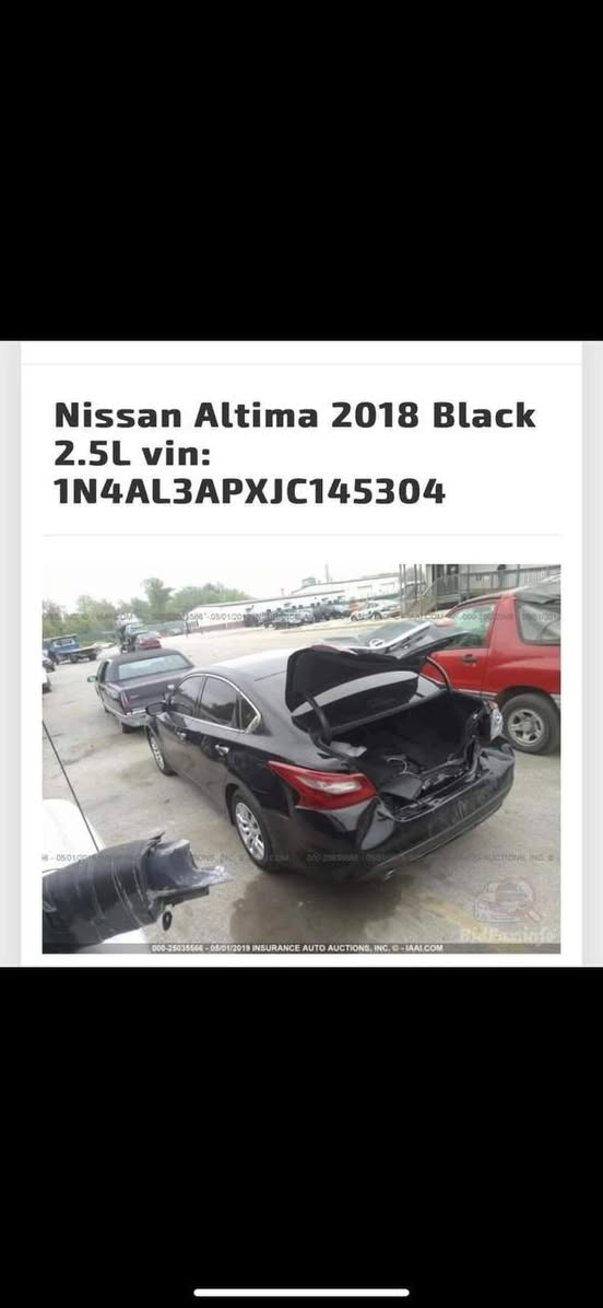 نيسان التيما 2018 s
وارد امريكي

رقم اربيل ب اسمي السنوية مساقطة بعدها

الممشى 160 الف كليومتر 
 
ضربة امريكا صندوگ مصلح ومصبوغ 

هنا بالعراق جاملغ امامي صفحة السايق انضرب تبدل وانصبغ 

بارد گد شبر بالجاملغ الخلفي  صفحتين ممبين ابد حتى تكحيل ممكحل شغله مضبوط 

جميع الايرباگات سليمة ولا واحد طاك

مشدود الها براد كير مبدل دهن الكير بعد بي 30 الف يلا يتبدل 

السيارة مابيها اي نقص
مكان السيارة بغداد
السعر 120 مجال بسيط جداً
***********
