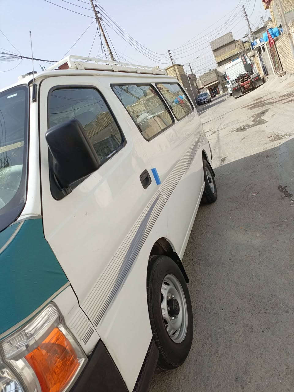 سلام عليكم 
نيسان البيع /2010
كير مكينه مكفول تخم تاير دوشمه جديده صدر جديد 
سياره مكفوله من الدعاميه الى الدعاميه من صبغ فقط بل بجم مال نكاط ملضونه غاز سنويه 27بسمي تحويل مباشر 
بغداد حي النصر رقم ***********
