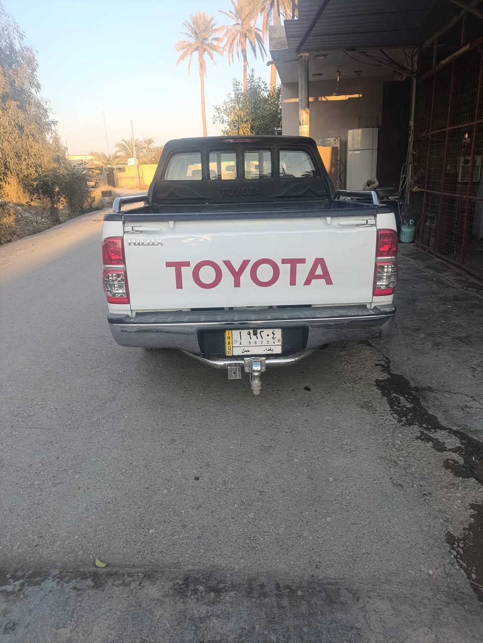 سلام عليكم تيوتة هايلوكس ناصي موديل
2013شاصي 19رقم بغداد مكينة كير بضمانتي كشر
 كفالة عامة كير اوتماتيك تخم تاير جديد تبريد
 تدفئة فولالسيارة عليهة ادامة كاملة من 
حمام وبوليش وتخطيط  مكاني ديالى شهربان 
 باقي التفاصيل اتصل ***********
