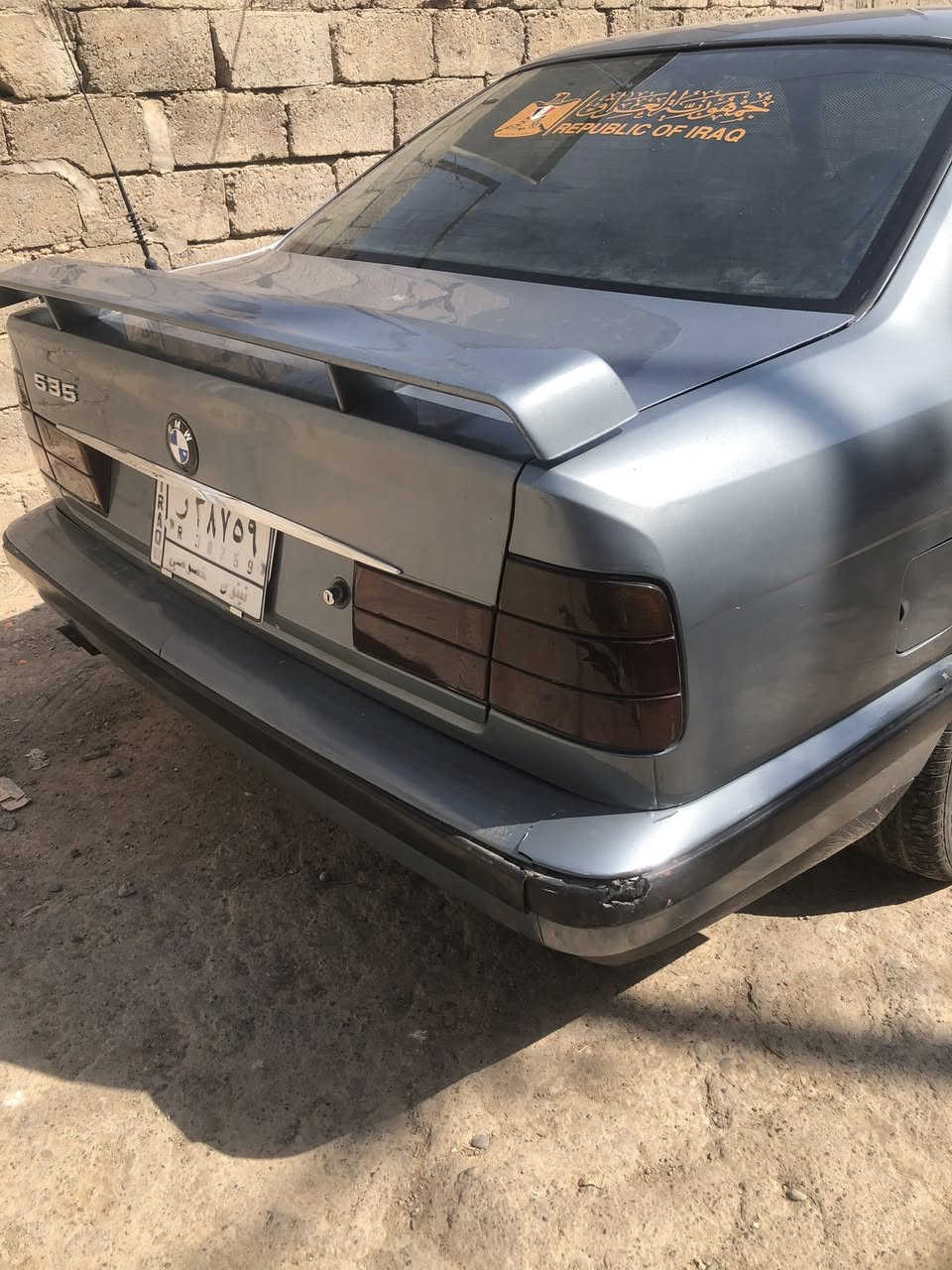 سلام عليك سياره للبيع
BMW 535
سياره حلوه وكاعده محرك فل 
لاصرف ولا نفخ بيها كابون 
 
 للاستفسار اكثر تواصل علرقم  ***********
