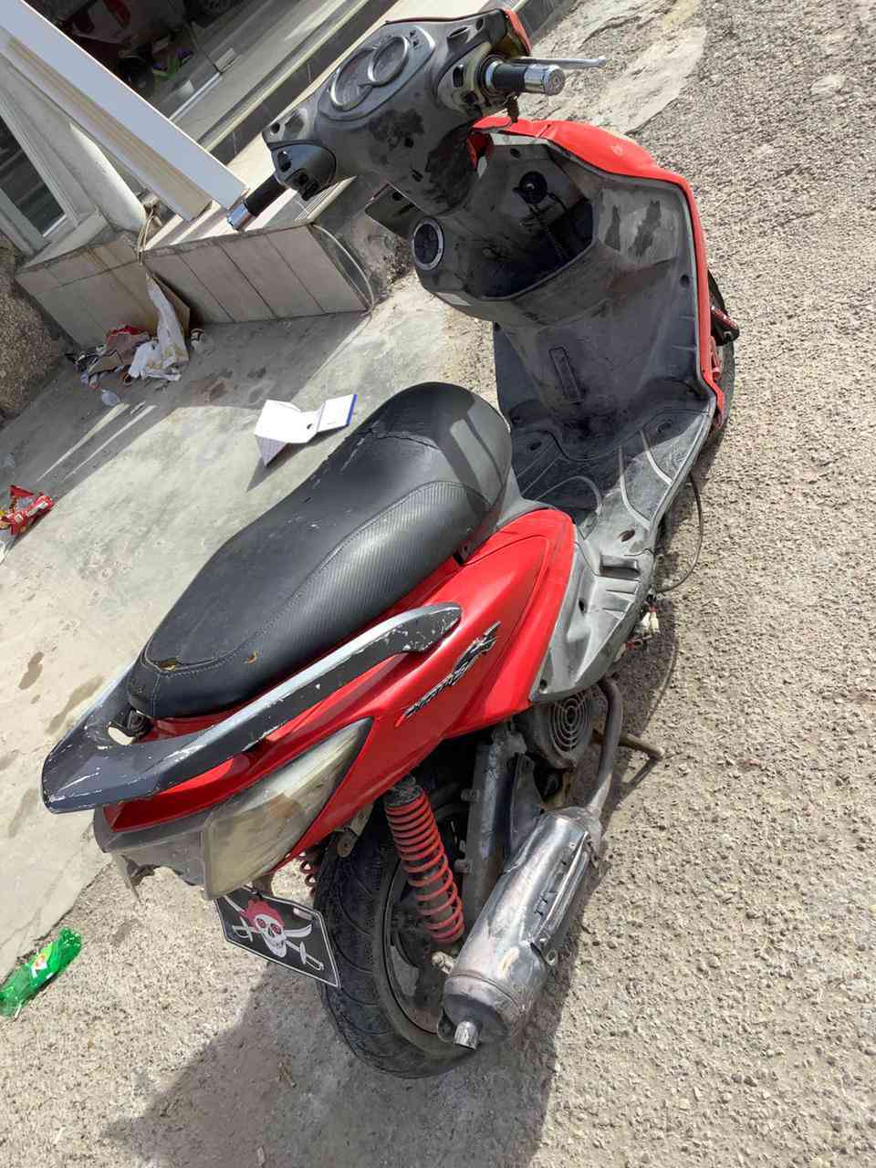 السلام عليكم دراجه سكنس فحل كامله شلعه ومعدل نقص ترايش فقط 350 وبيه مجال بكاني بغداد الغزاليه رقم ‏‪***********‬‏
