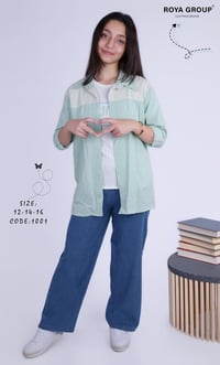 جملة فقط طقم بناتي ٣ قطع قياس ١٢/١٦ سنة توصيل لكل العراق الحجز والاستف...