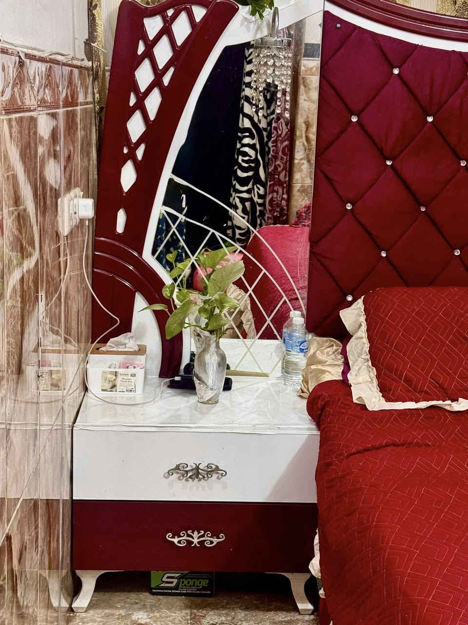 غرفه تركيه 10 قطع ثاني شده الغرفه كلش نظيفه والله نظافتها 90‎%‎ سعرها 450 وبيها مجال المكان بغداد البلديات ***********
