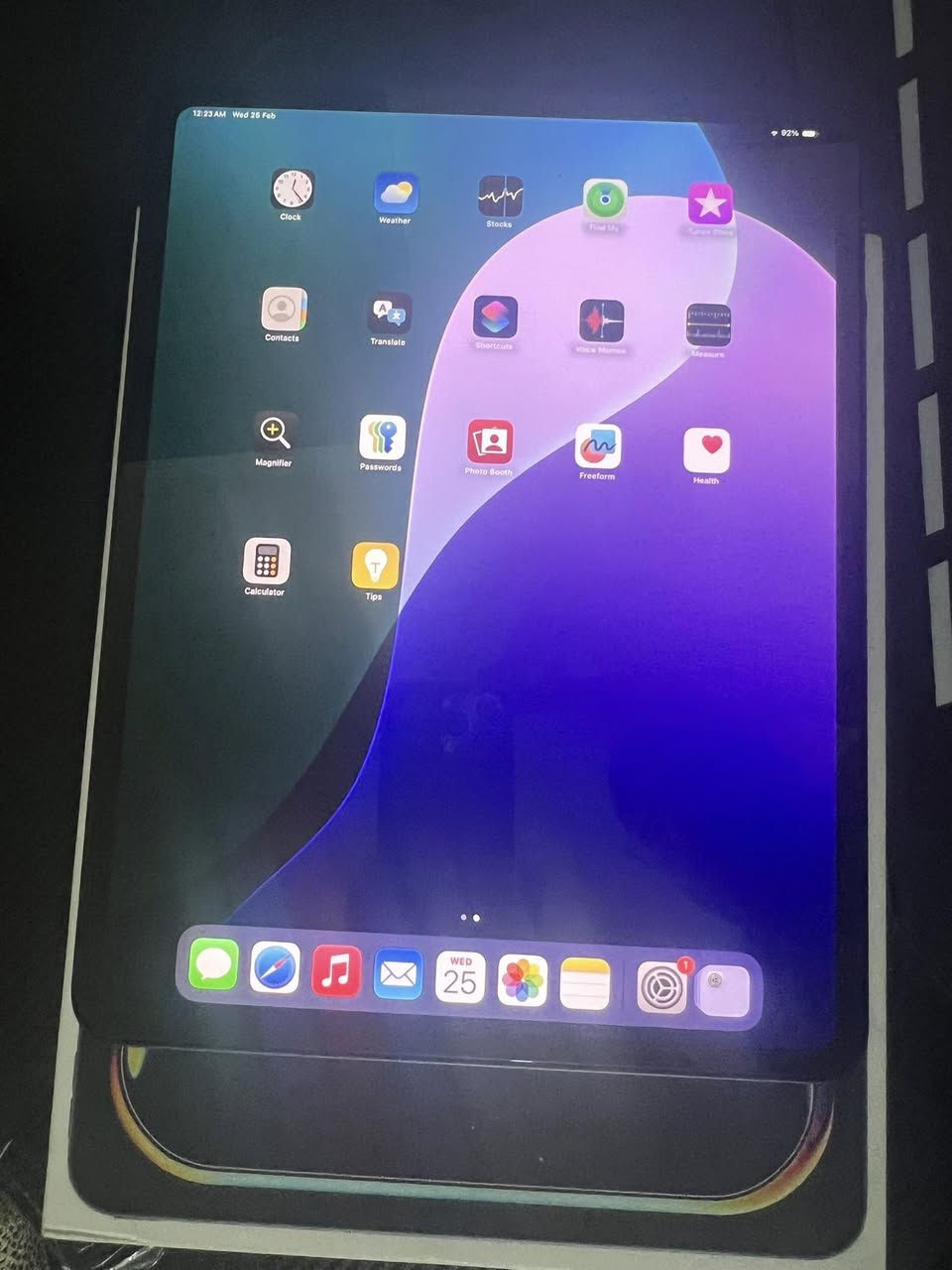 السلام عليكم ايباد ابل للبيع
Ipad pro 13  M4

‎ذاكرة 256
بطارية 99
دورات الشحن 109
وياه قلم  يشتغل مبي شيء
وكفره هم

موقع بغداد الكاظمية


**إذا كنت صاحب هذا الإعلان وتريد حذفه لأي سبب، رجاءا أرسل رسالة إلى الدعم الفني**