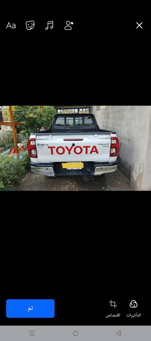 هايلوكس رقم بغداد مكفوله سعوديه نضيفه السياره مكان بغداد ***********
