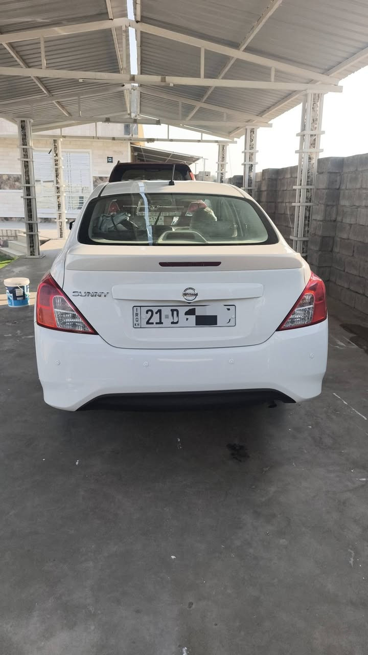 للبيع .. نيسان سني مصري .2025 . سياره مكفوله عده رصعات اثنين بسيطات
ماشيه 34 الف رقم اسليمانيه السنويه بأسمي اتريد تحويل اتريد وكاله 
السعر المطلوب 122 مجالها بسيط 
متواجد كراده ساحه التحريات 
وبعد الفطور بسمايه 
*********** الرقم بي واتس
