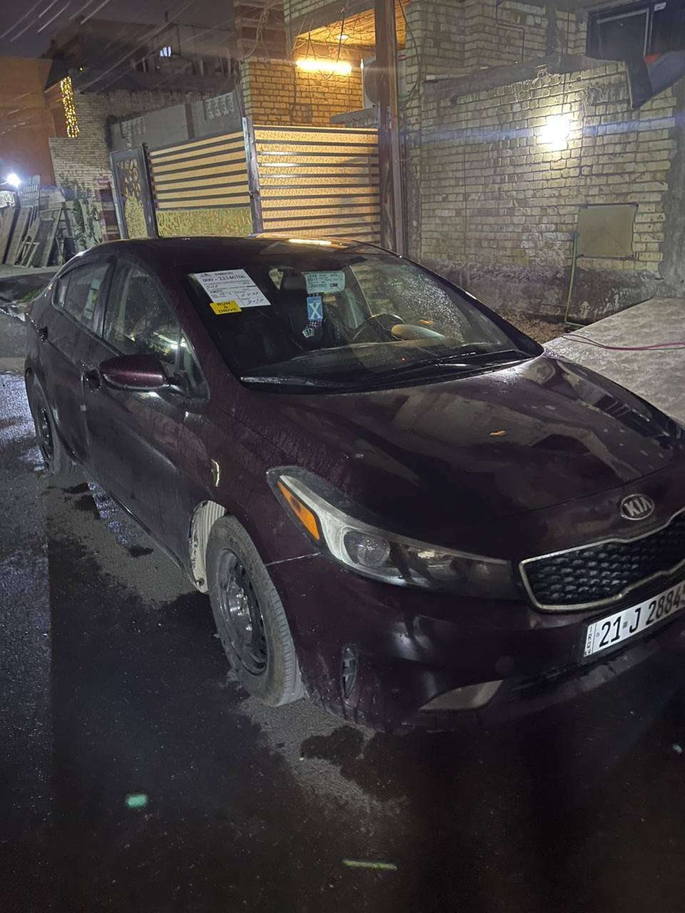 السلام عليكم كيا فورتي موديل 2018 محرك 2000 دوش السعر 105 بيه مجال مكان بغداد حي العامل للاستفسار ***********
