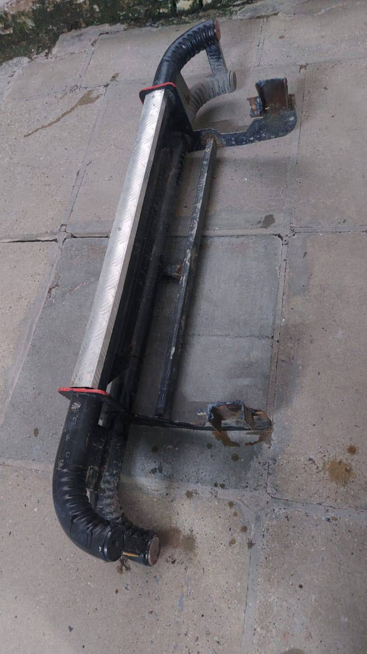 السلام عليكم درع خلفي للبيع جان مشدود على نيسان ناصيه
السعر 100 الف 
***********
