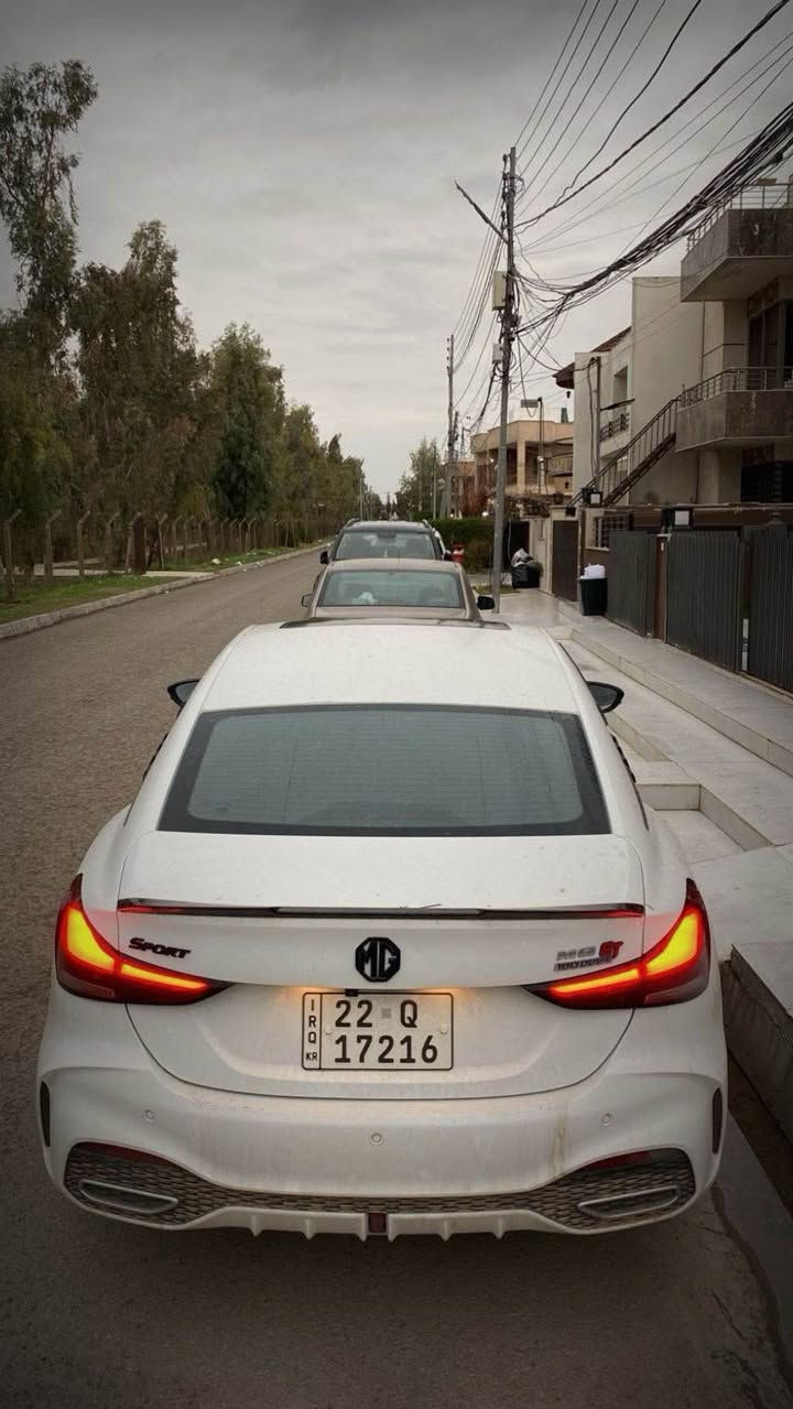 MG GT 2025  
فول فول مواصفات: بدون توربو مكينة الجبيرة المرغوبة :

بصمة و تشغيل بصمة 
شاشة كبيرا 
شاشة جبيرة
 5 كامرات 360 درجة 
تصوير داش كام 360 درجة حولها خزن فلاش
فتحة سلايد  
حساسات خلفيا
كوشنات جلد اسود مطعم احمر
هاند بريك بصمة
لايتات امامي/خلفي ليد و زينون 
مراية شفط 
يشارات مري 
كامل كماليات مسويلها ٥٠٠ دولار صارف عليها
هواي هواييي مواصفات بعد بيها 
سيارا ماشية ٧.٥٠٠ كم يعني بعدها صفر بدون صبغ بدون اي ضررر سيارا ١٣٠ ورقة و مجال بسيط 
مكان سيارا اربيل. ( كوردي / عربي ) 

رقم الهاتف : *********** أربيل, العراق
