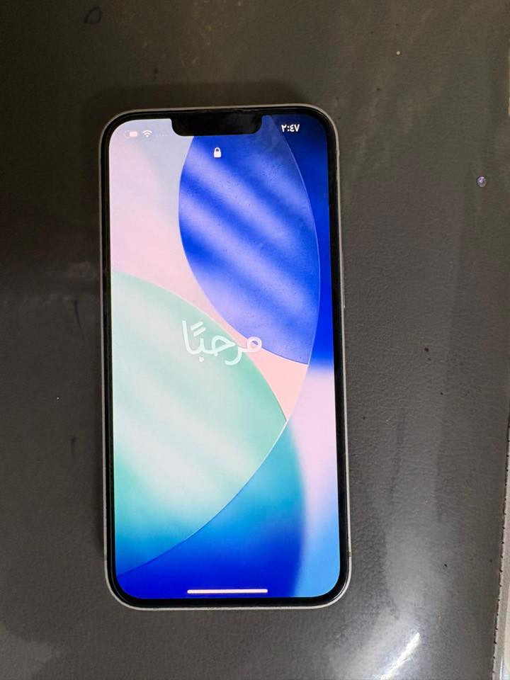 ايفون ١٣عادي جهاز كلش جديد استعمال قليل ومبدل شاشه مال تفصيخ فيس ايدي شغال بطاريته بلاديه ٩٧لا مبدله ولا معلايه جهاز وين متريد روح افحص سعر ٤٢٥وبي مجال رقم ***********بي واتساب
