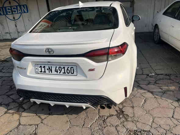 تويوتا كورلا للبيع 2020 se  
رقمها بغداد ماشيه 87700 كم 
معروفا مواصفاتها حادثها مرفق صور سونارها 
سعرها 135$ وبيها مجال 
رقم موبايل ***********
مكان سياره بغداد
