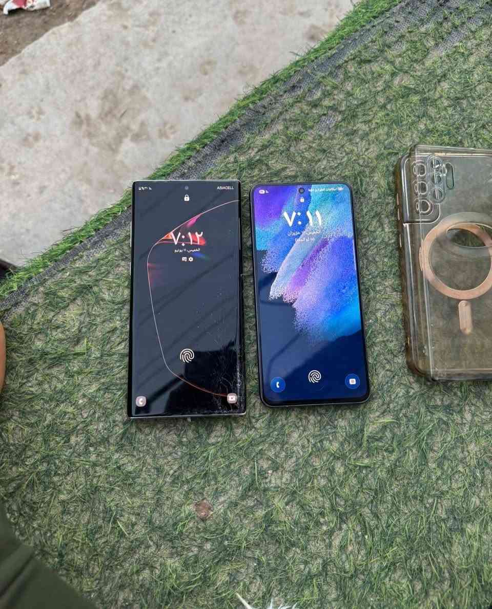 سلام عليكم
سامسونك عدد 2
الأول اس 21FE 5g
عربي شرق أوسط دبل سيم
ذاكره256
الون الأسود معالج سناب دراغون 888
ببجي 90فريم قوي بل العاب 
شاشه 120هيرتز بصمه ايد شغاله
كله شغال اتصال سيمكرت 
تبي تفحص ع راحتك اني جناي ايفون ماعرفلهن 
السعر 190وبي مجال بسيط 

والثاني نوت 10بلاس5g
ذاكره 256
عربي شرق اوسط دبل سيم
الون الرصاصي  مامصلح 
كله شغال بصمه تشتغل بس مرات تشكل
بي فطور بل كلاس فقط الباقي مابي شي تجي تفحص ع راحتك نت اتصال سيمكرتات  كله شغال 
ببجي قوي بس ممتاكد كم فريم  سلاسه لمس ميشكل
السعر160وبي مجال بسيط مكاني بغداد مدينه الصدر يرهمن مراوس ويرهمن بيع رقمي واتساب ***********
