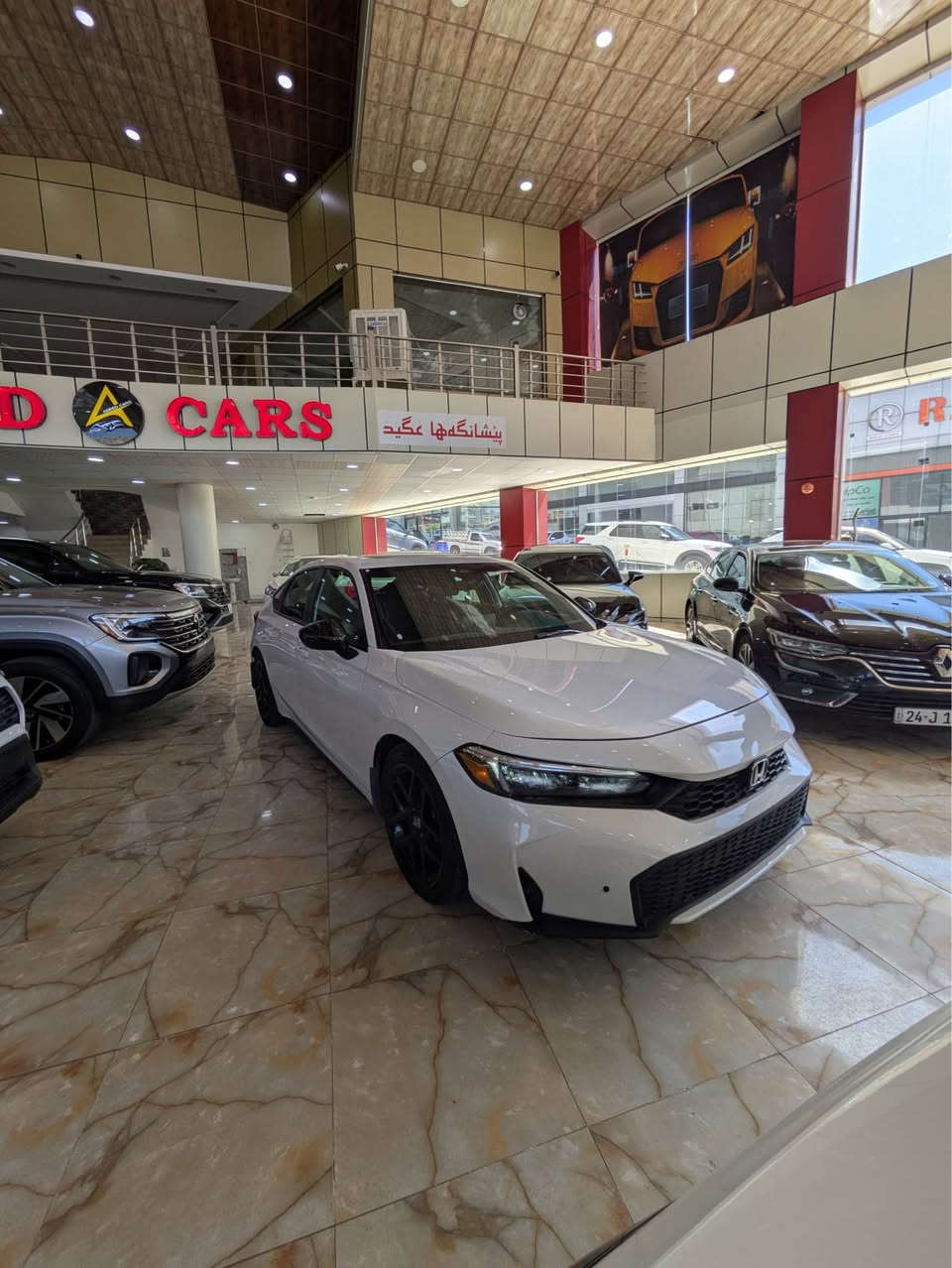 Honda civic hybrid
للبيع هوندا سفيك هايبريد 
موديل ٢٠٢٥ 
موصفات سبورت 
ماشية ١٠ الف ميل فقط
سلايد 
رادار 
سترن و كشن هيتر 
بيها بولند و جاملغ صبغ بدون دواخل 
بدون ارباك بشرط 
سعر ١٥٣ $ و بيها مجال بسيط 
شرط ترقيم 
مكان دهوك
للأستفسار : *********** دهوك, العراق
