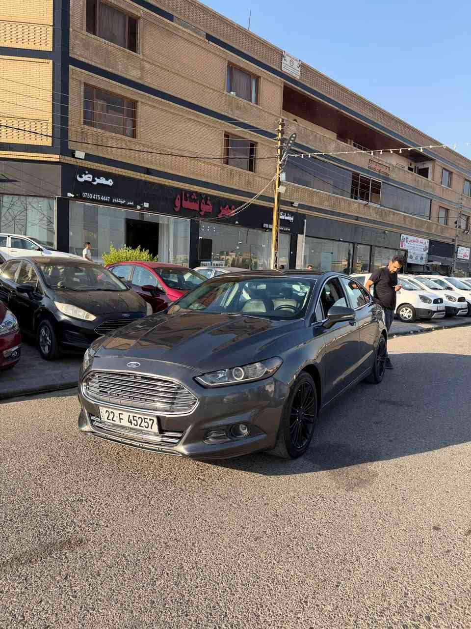 فورد فيوژن موديل ٢٠١٦، مواصفات se+
٣پارجه سبوغ بى ليدران مكينه ١.٥ ى توربو
گير و مكينه و تبريد به شةرت له هةوليرم 
نرخ:٧٩$قفل قفل/ ٢٥٠$ غرامة دةيگةرينمةوه
ژ.م:*********** أربيل, العراق
