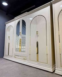 غرفة نوم ٦باب • نجارة عراقية • ١١قطعة