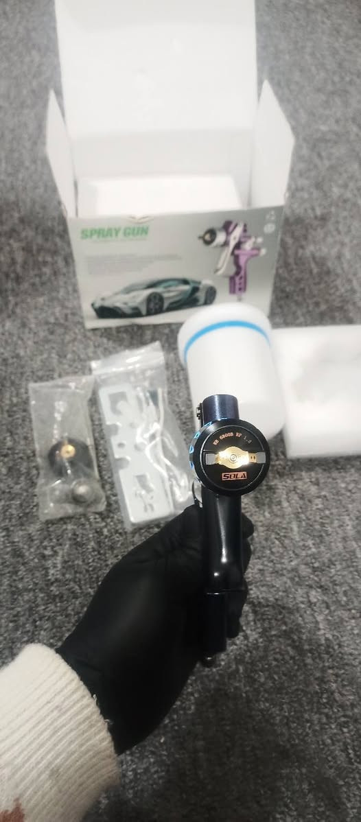 مسدس صبغ نوزل 1/3يعني رشه ناعمه اسم الشركةSOLA
امتياز الماني يحتوي على نوزل اضافي هم1/3السعر 95الف رقم الهاتف ***********واتساب
