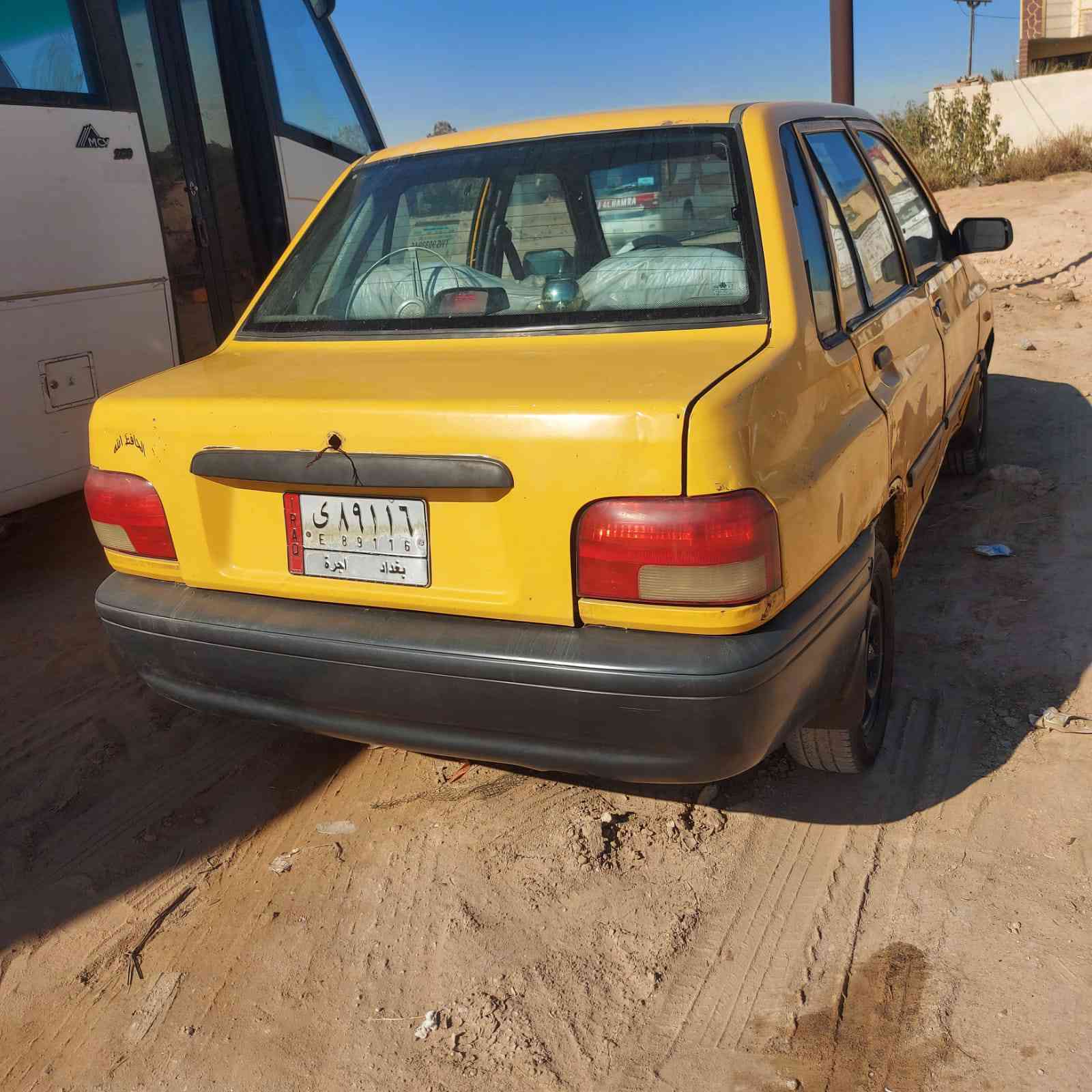 السلام عليكم سياراه سايبه للبيع موديل ١٣ رقم بغداد نكليزي باقي بس على استلام الوحات سيارهسنويه ٢٩ مصفره هيه وغرامات كير محرك شواصي شركه حداديه تمام سياره حلو اني اني مكلف بل نشر هاذه رقم راعي السياره تواصل ويا مكان السياره كربلاء ***********
