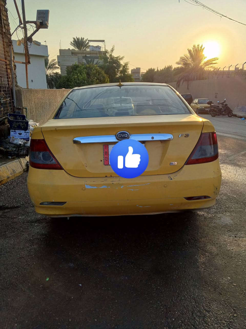 BYD F3
موديل 2011 جاهزة
مكينة وكير وحدادية و تبريد و تخم تاير و باتري كلة جديد
بيها جراد و خياسات 
عارضها 47 وبيها مجال قليل للشراي 
مكان السيارة الكاظمية المقدسة 

للأستفسار ***********
