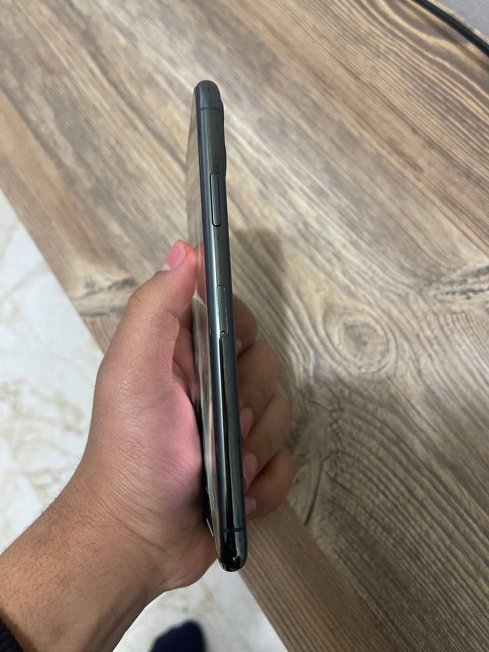 السلام عليكم 
ايفون ١١برو ماكس 
بطاريه ٧٥
ذاكره ٢٥٦
جهاز مكفول ممبدل بي شي فقط فيس ايدي متوقف وبي هاي السواد ابداً ممأثرة 
السعر ٢٧٥ وبي مجال 
بعقوبه التحرير ***********
