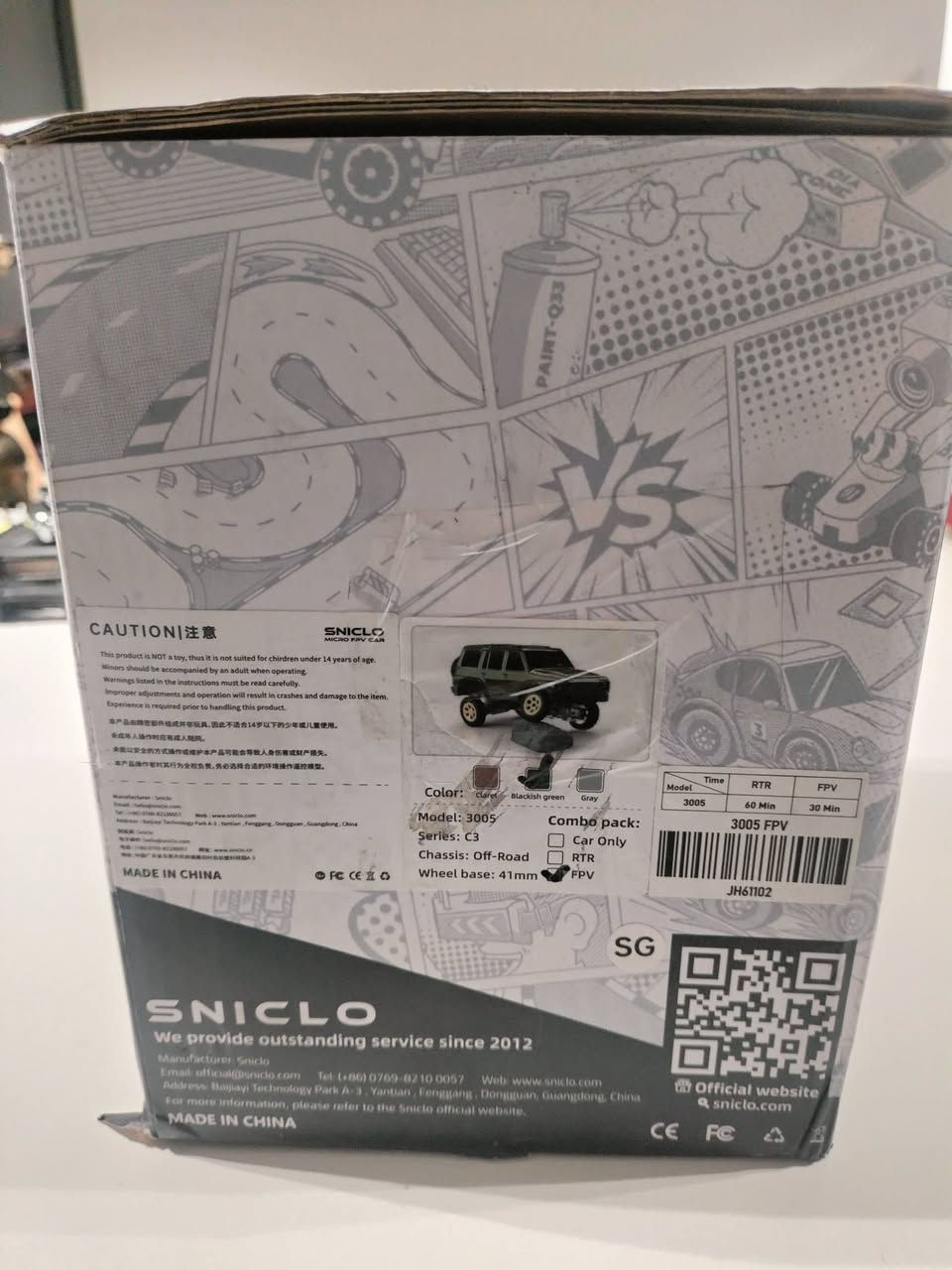 سيارة كراولر حجم 1/64 مع منضومة كامرة fpv تحفة فنية صغيرة كلش ومسننات والاكيلات حديد بيهة تحكمات بالكنترول بالانارة وبريك الكرولينك وفصل الكامرة وحتة جايرو يعني كل الحبشكلات باصغر سيارة السعر 150 الف


**إذا كنت صاحب هذا الإعلان وتريد حذفه لأي سبب، رجاءا أرسل رسالة إلى الدعم الفني**