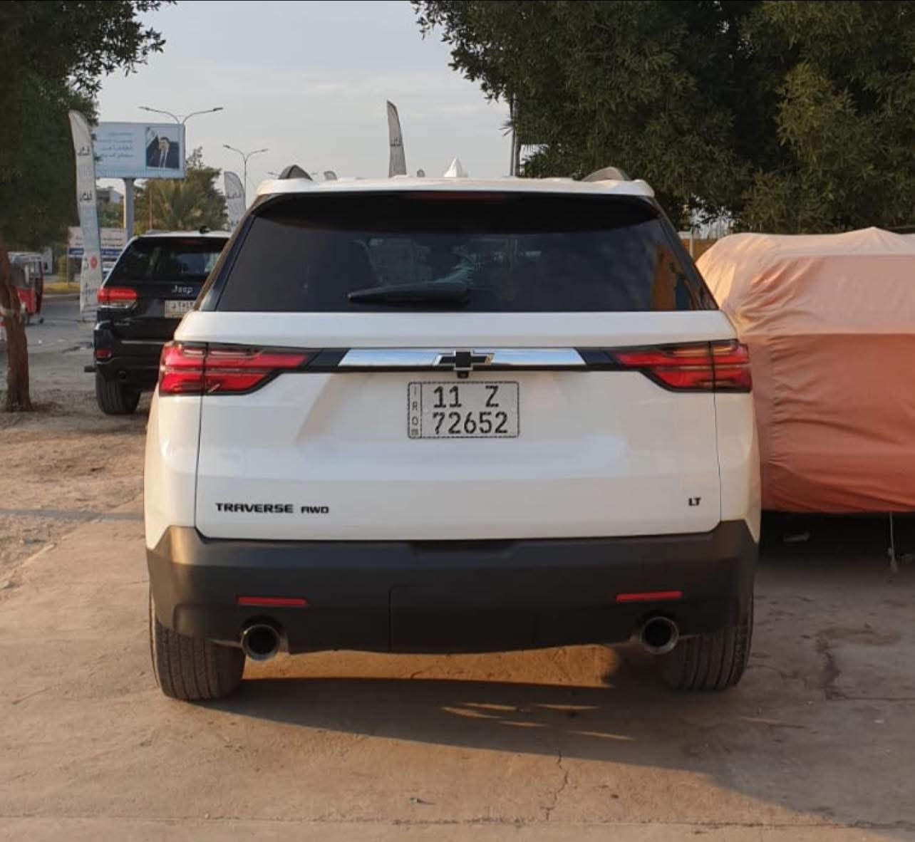 🟡اعلان رقم 28🚗للبيع شوفرليت ترافرس 2023 – LT / وارد امريكي 
     السعر/:- اطلب في التعليقات💲
     رقم صاحب السيارة/:- ***********📳
     العداد/:- 18،600 km 🚘

🔹 المواصفات:

🎨 اللون: أبيض أنيق
🚙 الفئة: LT
👨‍👩‍👧‍👦 7 ركاب – سيارة عائلية مريحة وواسعة
⚙️ محرك قوي واقتصادي بالوقود
❄️ تكييف قوي أمامي وخلفي
📱 شاشة وسطية + بلوتوث + Apple CarPlay / Android Auto
🛡️ أنظمة أمان متقدمة (ABS – Traction Control – Airbags)
🪑 مقاعد مريحة مع تحكم كهربائي
🧳 مساحة تخزين كبيرة جداً

🔴 السيارة نظيفة جداً، استعمال خفيف حادث خفيف بدون دواخل، بدون مشاكل

🔶العنوان/:- بغداد/ شارع فلسطين
#شوفرليت_ترافرس
