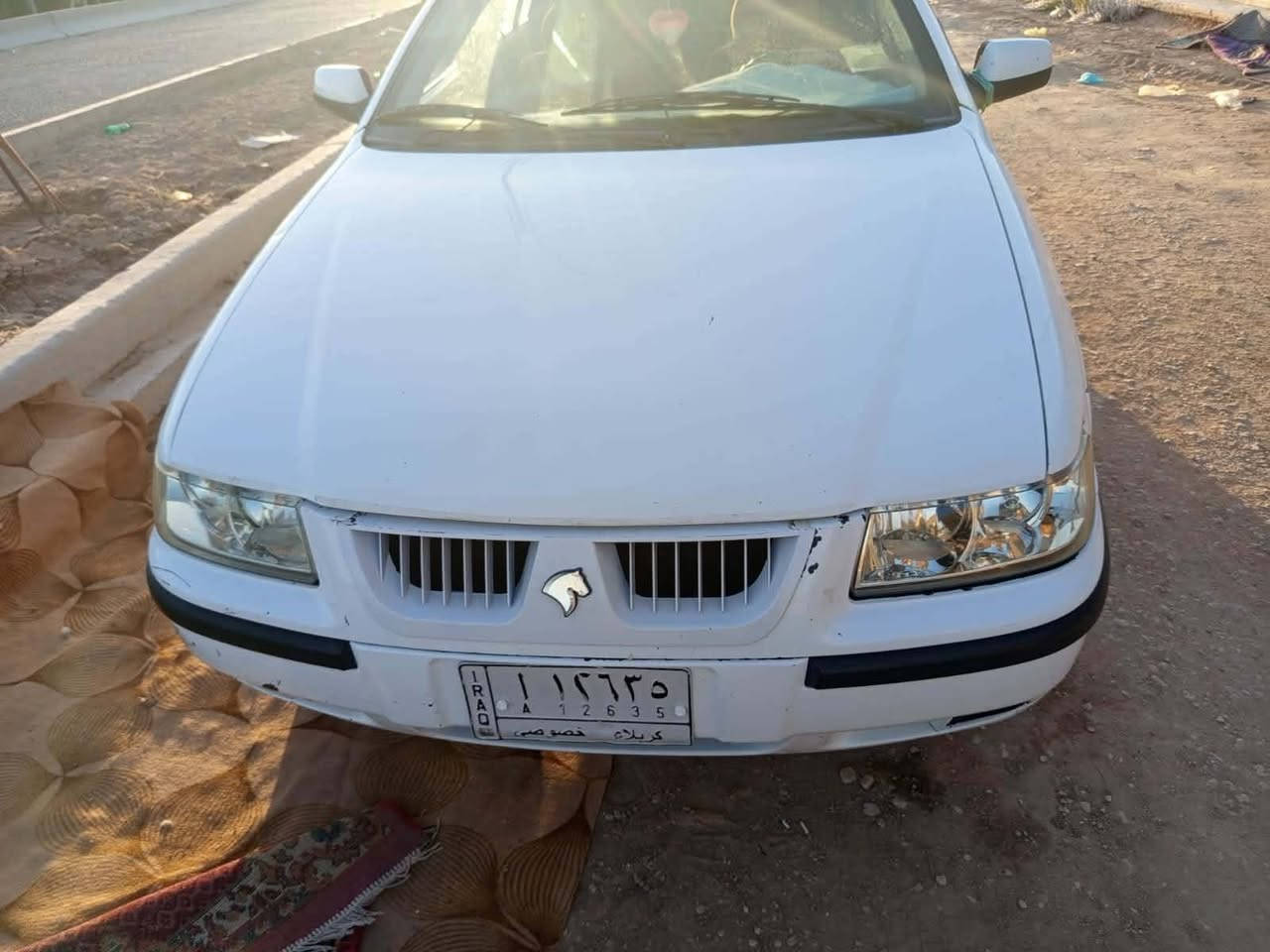 السلام عليكم السيارة البيع سمند موديل 12 فول مووصفات السيارة ناطق  كير ومحرك والشاصي مكفول الكهربيات كلها شغاله تبريد عوزة غاز وبدون صبغ وحادث تخم تأيرات جدد ومكان كربلاء حي الا طارات ورقم السيارة كربلاء السنويه 27  رقم بسمي الهاتف *********** والسعر 42 مكلف بلنشر

