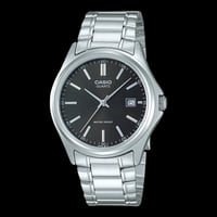 كاسيو MTP-1183A-1A • ميناء أسود • ستانلس ستيل