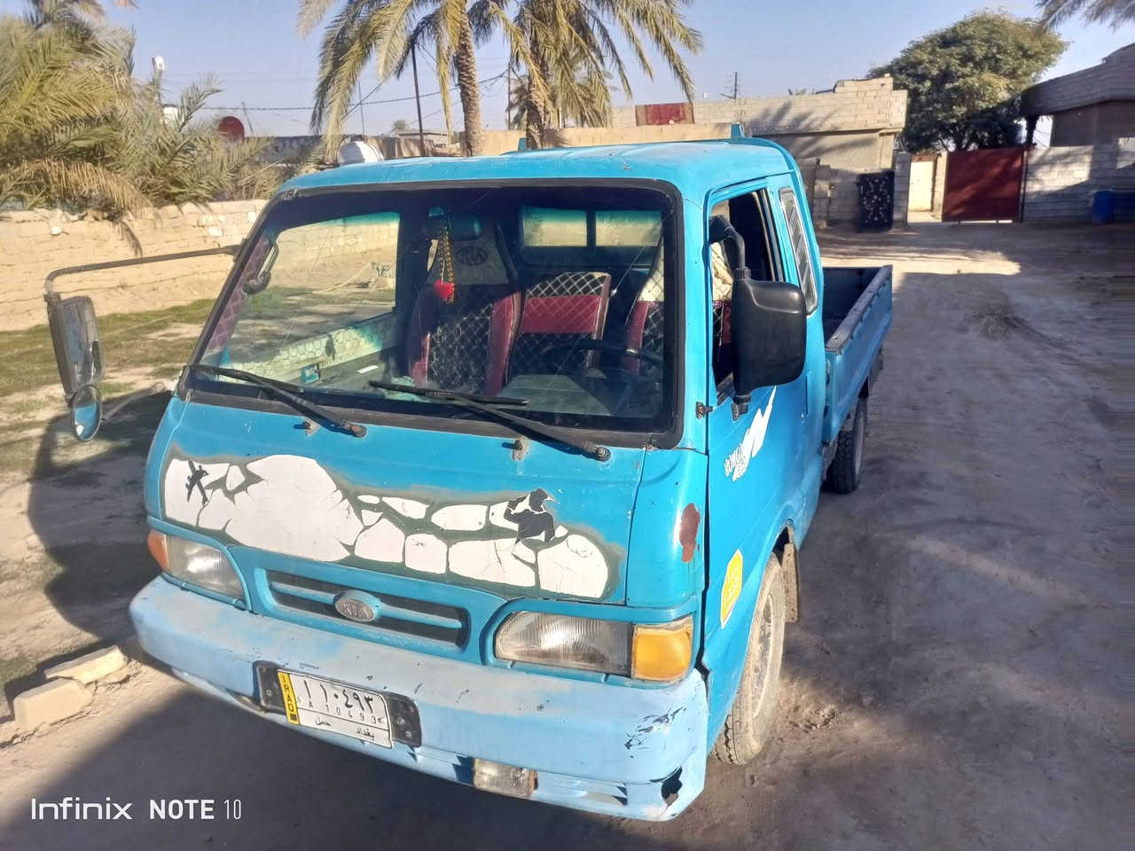 السلام عليكم كيا بنكو 96للبيعر رقم بغداد الاماني المكان ديالى خان بني سعد السنويا ما صاقطة راعيها موجود يمي السعر 52وبيها مجال الاستفسار اتصل علة الرقم ***********
