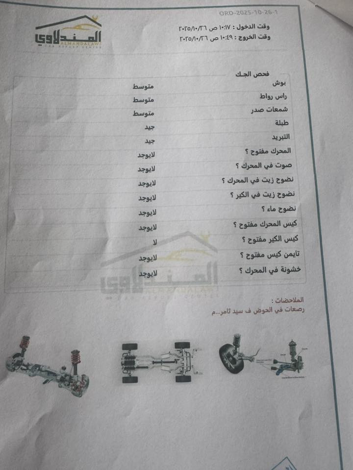 السلام عليكم
جارجر موديل 2017 

كفاله عامه من عدا اصبع بارد وسونارات 2 موجوده سعر السياره 240 وبيها مجال قليل 

مكان السياره بابل السياحي 

‭0775 224 4755‬
