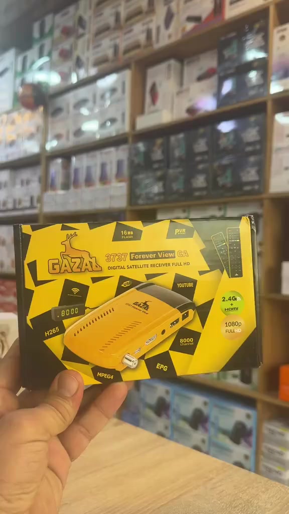 يتوفر الآن جهاز استقبال الغزال الجديد 3737 📡. هذا الجهاز يأتي مع اشتراك مجاني لمدة 10 سنوات 🎁. يعمل بكفاءة عالية سواء عبر الألياف الضوئية أو الطبق التقليدي 🛰️.


**إذا كنت صاحب هذا الإعلان وتريد حذفه لأي سبب، رجاءا أرسل رسالة إلى الدعم الفني**