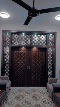 معرض بركات الزهراء للأبواب التركيه باب تركي  WPC ضد الماء و النمل الأب...