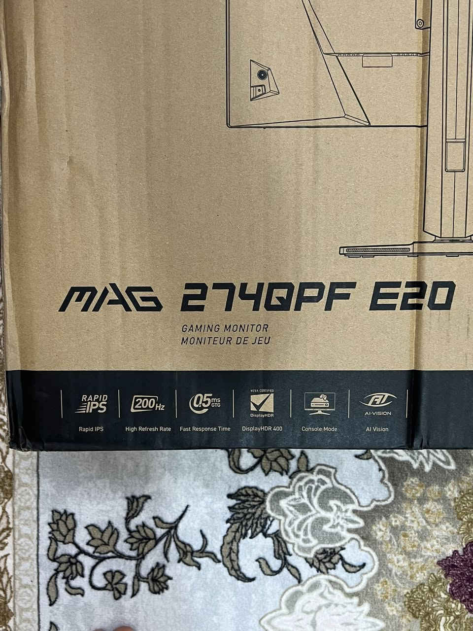 شاشه من شركه ام اس اي  /حجم 27 /200هيرتز /تدعم الالوان / تشغل 2k /
شاشه جديد بعده بل ضمان جديده لامفتوح لامصلحه مسئول عن كلامي ورقه ضمان بعدها ضمانها سنه  شاشه بعدها بل كارتون فقط بس شاشه/ بيها ستاند متحرك يمنه يسره طول او بل عرض شون مايعجبك 

عنواني بصره 

رقم ***********9
