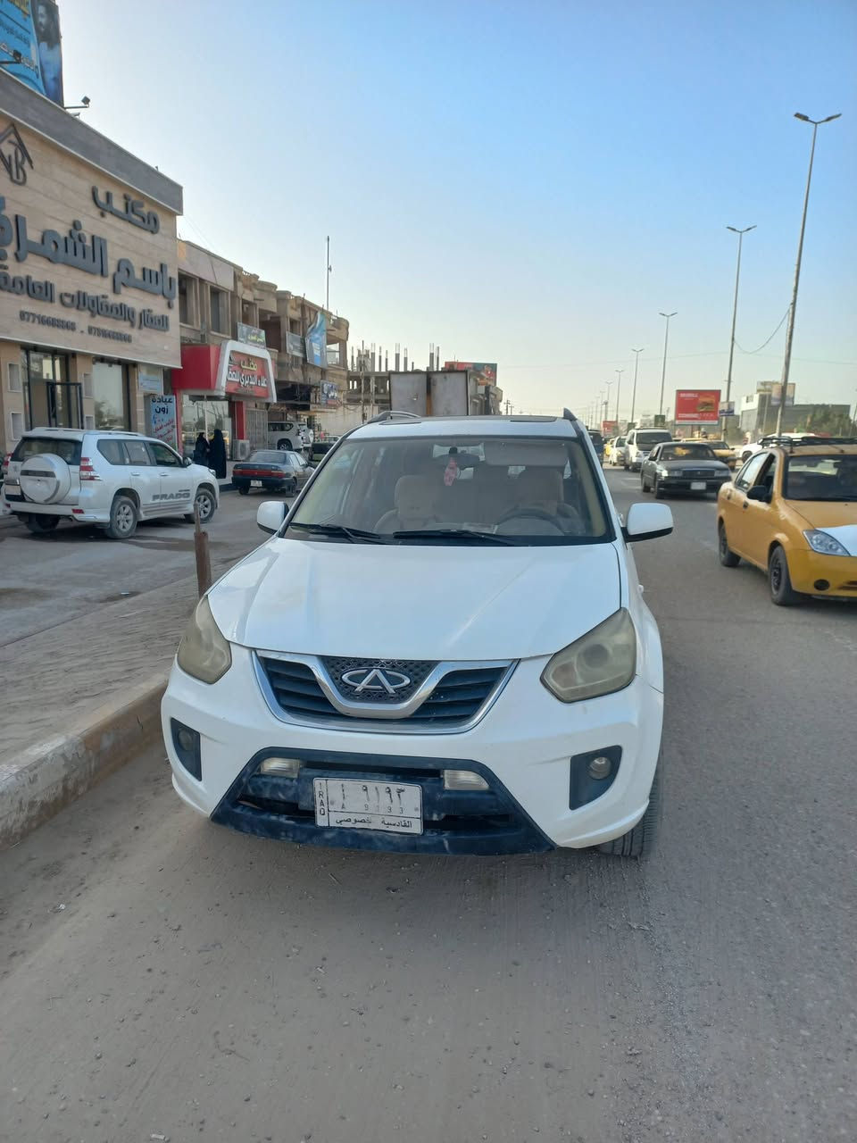 السلام عليكم
تيكو2013 كير كهربائي للبيع
سياره مثل ما موضح كدامكم مكينه وكير حاله نظيفه 
فتحه بنوراما حساس خلفي 
سياره رقم قادسيه تحويل ثاني يوم واي وقت تحب بأسمنا
سنويه ماصاقطه
سعر السياره 50$ وبيه مجال للشراي 
مكان السياره الديوانية 
للتواصل  ***********
