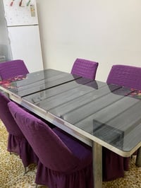 ميز • ٦كراسي • نضيف