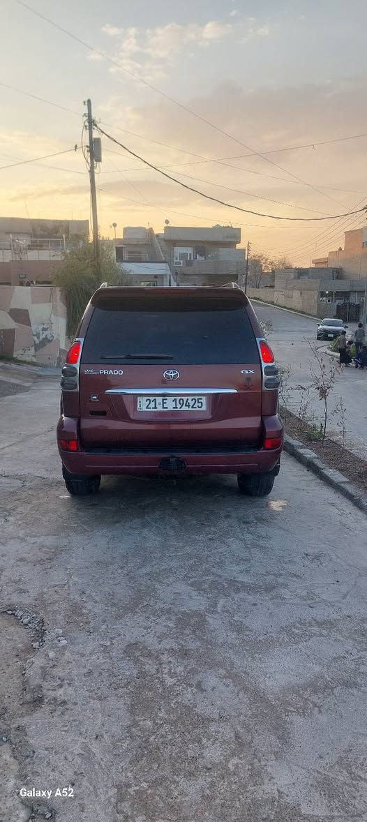 السلام عليكم للبيع برادو موديل ٢٠٠٥ خليجي حجم المحرك ٤بستن ٧راكب ٣قطع تبريد دبل اكسن شاشه كاميره السياره جاهزه من كلشي ماتصرف عليها الف دينار السياره ماشيه ٢٤٠ حقيقي كير ومحرك بشرط طخم تايرات وباتري جديد حداديه صدر جديد السياره بدون صبغ بدون ضربه ماعده بونيد صبغ سبب جارد السعر ١٤٧ وبي مجال رقم الموبايل ***********كورك ***********اسيا
