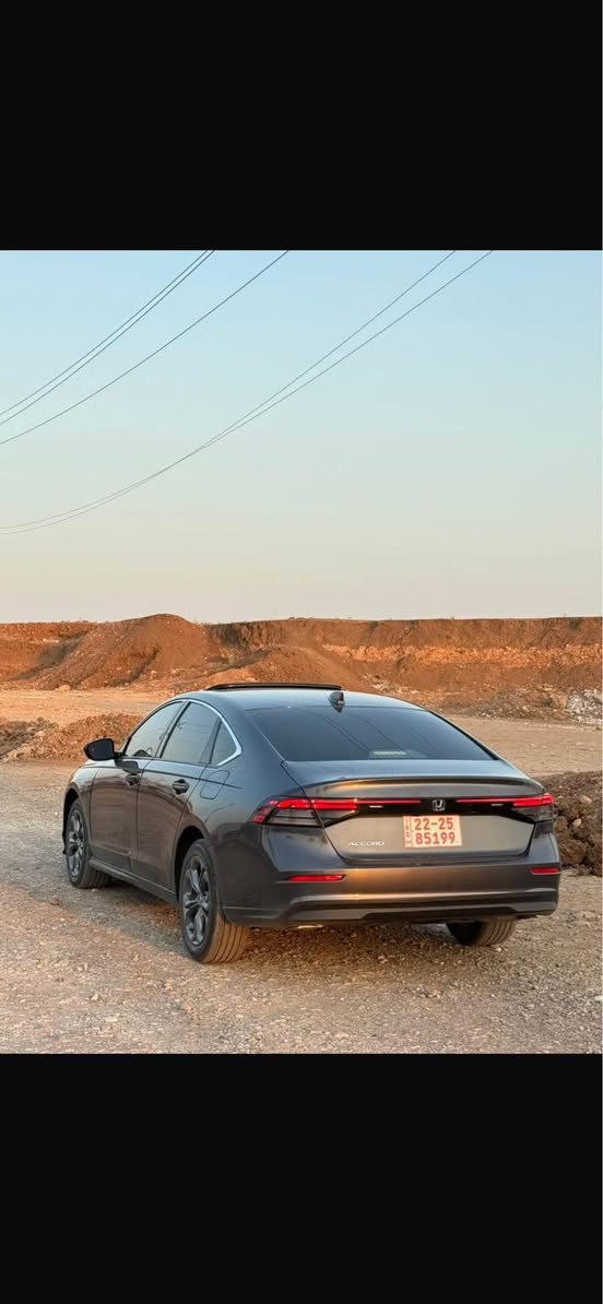 هوندا أكورد 2024 بانزين مكينه ١٥ توربو بدون
صبخ فقط جملوغ كدام تعديل وارد امريكي Ex فول، ارباك استرن سيستم شريكه ماشيه  ١٦ الف ، سيارة كاتي
 عارضها 165$ وبيها مجال قليل 
لأي استفسار:
واتساب : *********** دهوك, العراق
