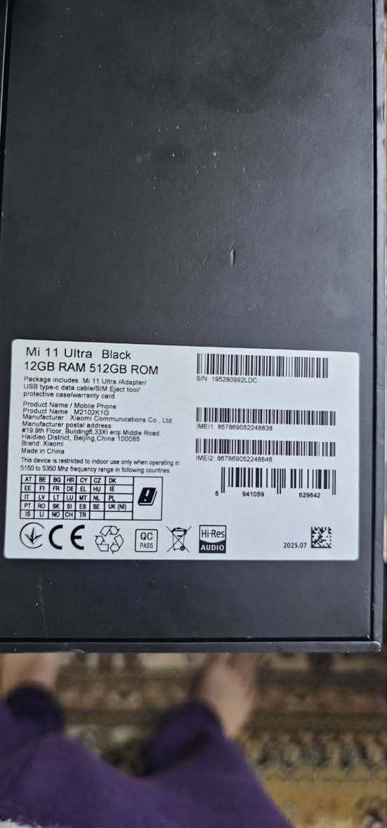 السلام عليكم جهاز للبيع
Xiaomi Mi 11 Ultra 
512 ذاكرة
Qualcomm Snapdragon 888 5G معالج
120hz   6.81حجم


**إذا كنت صاحب هذا الإعلان وتريد حذفه لأي سبب، رجاءا أرسل رسالة إلى الدعم الفني**