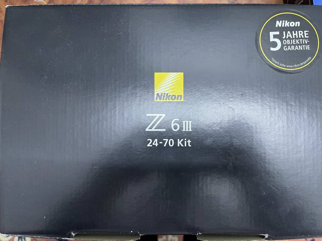 كاميرا Nikon Z6 lll جيل الثالث
وياها عدسة S4 24-70
وعدسة ثانية 40mm f/2
بعدها جديدة مامستخدمة
سعرها 25 ورقة


**إذا كنت صاحب هذا الإعلان وتريد حذفه لأي سبب، رجاءا أرسل رسالة إلى الدعم الفني**