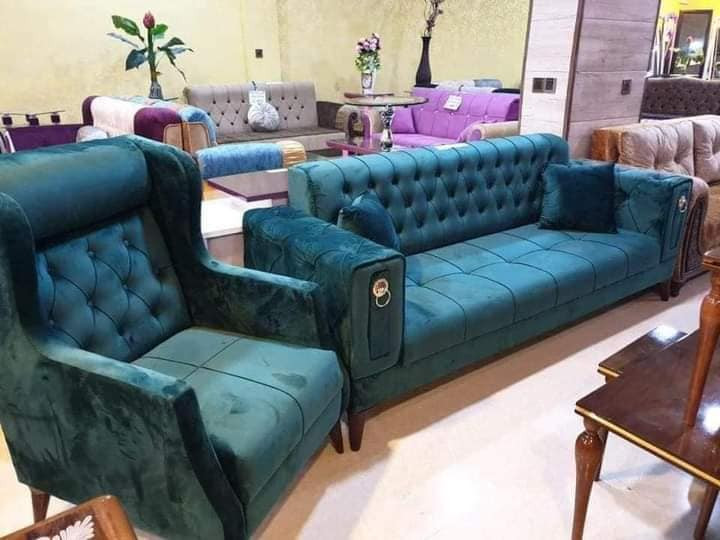 موديل تركي شغل عراقي درجة أولى  
بسعر 550الف 
 10,مقاعد 5قطع قنفتين ثلاثية وقنفة ثنائي  وكرسين  مع كوشات هدية  
مواصفات العمل خشب  الروسي والاسفنج مميز درجة أولى  قماش تركي  وتر بروف 
 توصيل مجانا بغداد محافظات 50


**إذا كنت صاحب هذا الإعلان وتريد حذفه لأي سبب، رجاءا أرسل رسالة إلى الدعم الفني**