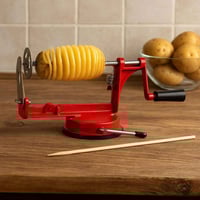 قاطع بطاطا حلزوني • ستانلس 304 • قاعدة شفط