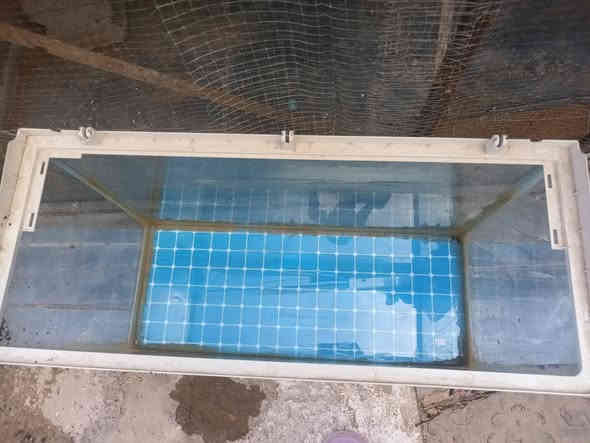 حوض سمك مع ماطور اوكسجين للبيع مكاني بعقوبة كاطون الرحمة. ***********
